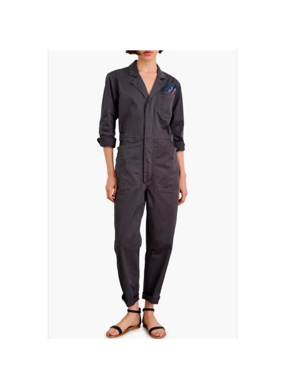Alex Mill NWT Iron Grey Standard Utility Jumpsuit